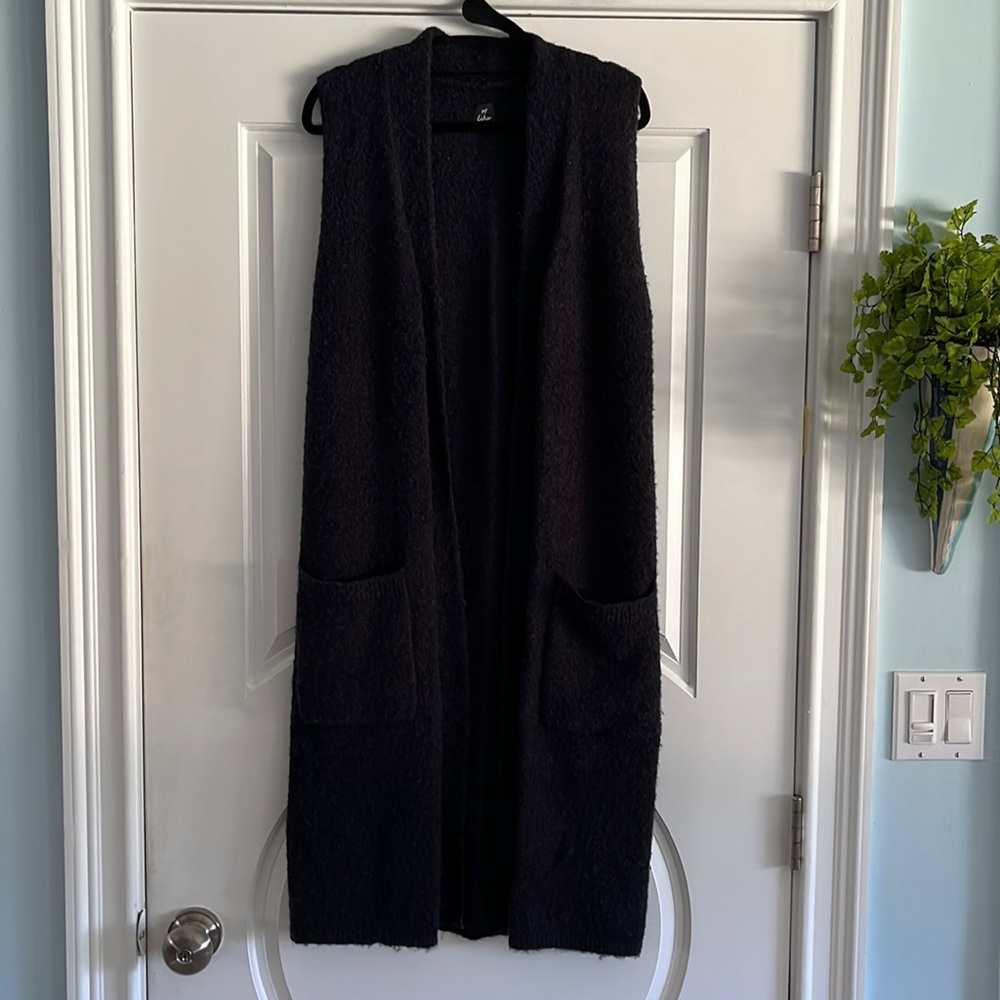 Sleeveless Cardigan Duster from Echo